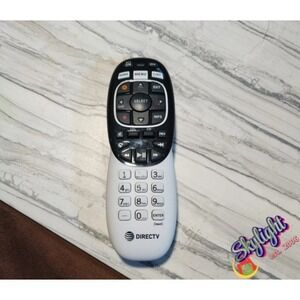 DirecTV RC73 Universal Remote Control Black/White Tested and working